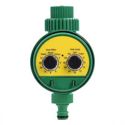 Dailygoody - Elektrische irrigatietimer - Automatische beregening - Groen - Tuinbenodigdheden - Handige besproeiing - Geschikt voor balkon en villatuin