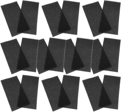 Spons Kussentjes - Hanger Beschermers - Kleding Beschermen - Antislip Grip - 1000 Stuks - Zwart