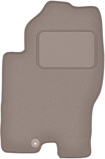Beige bestuurdersmat voor: Nissan Pathfinder 5-zits (vóór facelift) (2005-2010)