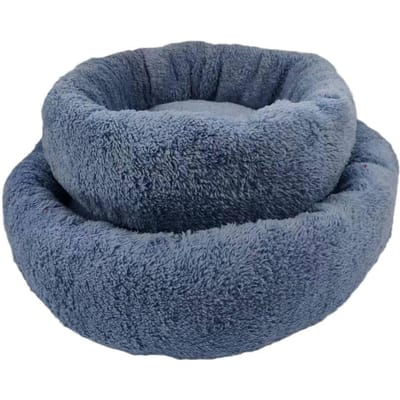 Kleine Ronde Kattenmand Arctic Fluweel Verdikt en Warm Kleine Huisdierenmand Auto Kattenmand M