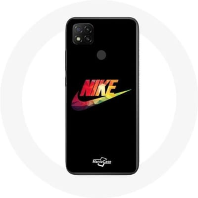 Coque - Maniacase - Xiaomi Redmi 9C - Souple - Nike Logo - Noir noir
