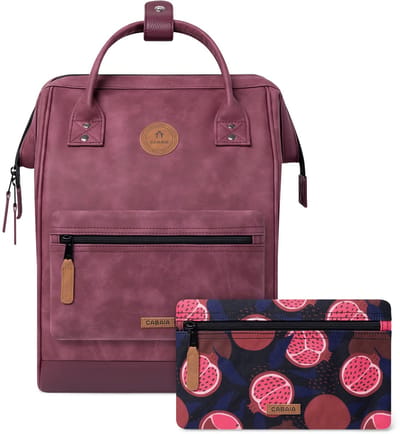 CABAIA - Rugzak Adventurer Medium 18L Delhi, Computercompartiment 13", Levenslange garantie, Brede opening - Bruin