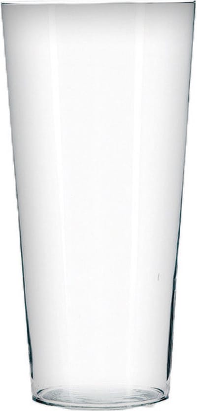 Atmosphera bloemenvaas Conisch model - transparant - glas - 30 x 14 cm