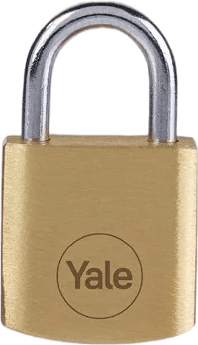 Yale - Messing Hangslot - 20 mm - Standard Protection