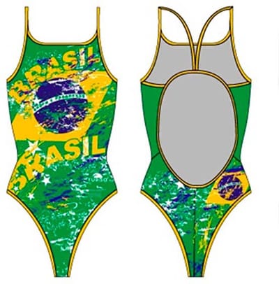 Turbo Brazil Zwemkleding Groen S Vrouw