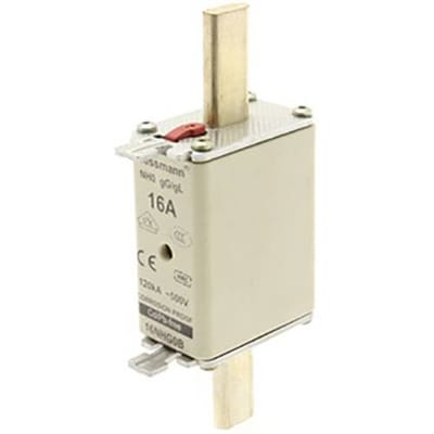 Eaton 6NHG0B NH-zekering Met mechanische beveiligingsweergave Geschikt voor Zekeringsgrootte 000-4 Afmeting zekering : 0 6 A 500 V 3 stuk(s)