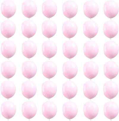 Ballonnen 12 inch - Macaron Baby Pink - 36 stuks - 100% biologisch afbreekbaar - Perfect voor meisjesfeest - ShopVlot