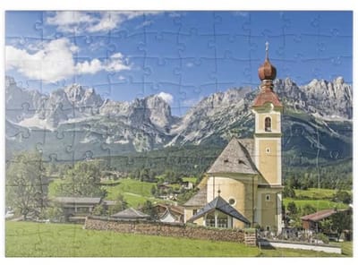 Wilde Kaiser Puzzel 100 Stukjes - Prachtig Berglandschap