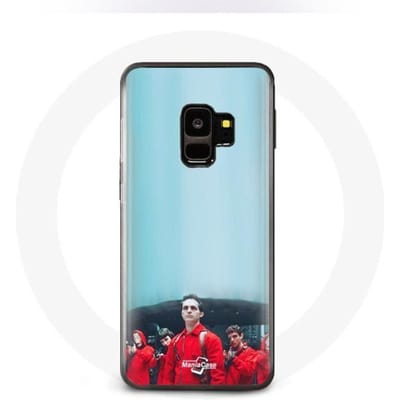 Coque - La casa de papel - Samsung Galaxy S9 - Souple - Protection - Bleu bleu