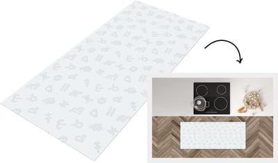 Keukenloper - Loper keuken - Sterrenbeeld - Astrologie - Design - 120x50 cm - Keukenloper vinyl