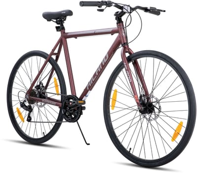 HILAND Clifford Racefiets - 700 x 32C - 7 Versnellingen - Lichtgewicht Aluminium Frame - Mechanische Schijfremmen - Heren & Dames - Commuter Bike