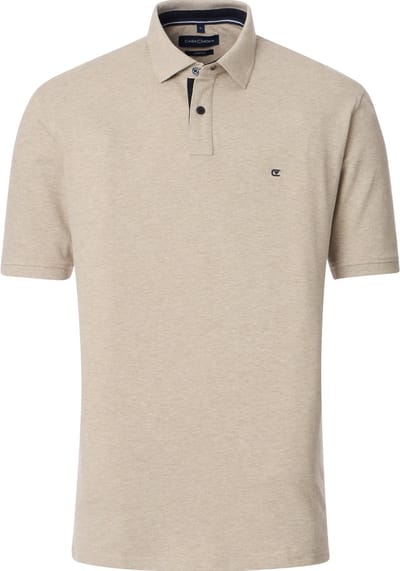 Casa Moda Poloshirt Beige - Maat L - Heren