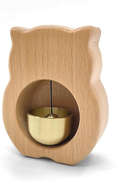 Decoratieve deurbel met magneet en houten ontwerp - Ideale gong voor wanddecoratie, winkels, en kledingkasten