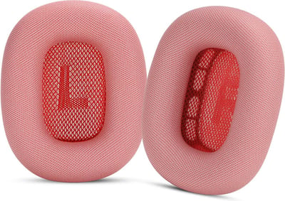 Mix Media koptelefoon oorkussens geschikt voor Apple Airpods Max Rood