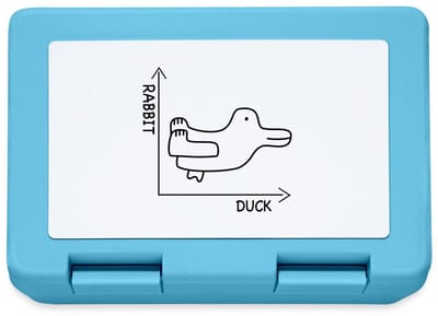 Rabbit Of Duck? – Slimme Optische Illusie Broodtrommel Lunchbox