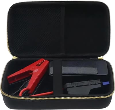 Opbergbox Startkabels - Draagbare Organizer - Auto Benodigdheden - Waterdicht Stofdicht - 24x12.5x9cm - Zwart
