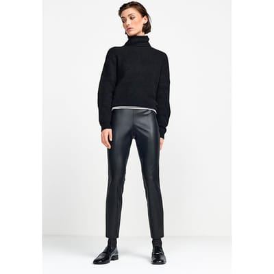 Rich & Royal Fake Leather Leggings Black Size: 42 | Leather Pants Outlet | Dames | Zwart