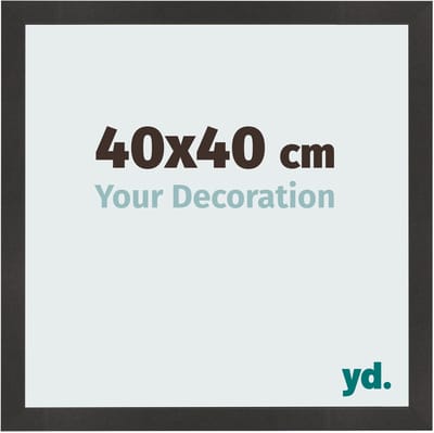 Your Decoration - Fotolijst 40x40 cm - MDF - Zwart Mat - Bologna