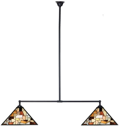 Tiffany T-lamp 2 lichts Fallingwater - Art Deco Trade