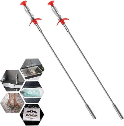 Grijparm Flexibele Grijper Pick-up Tool voor Slangenafvoer en Haar Klompverwijderaar - Intrekbare Klauw - Handige Grijper voor Kattenpluk - Pluggat Afvoer - Gootsteen Toilet (60 cm)
