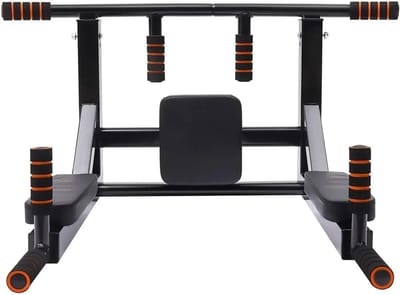 DIMICO - Pull Up Bar Multi Grip - Optrekstang - Calisthenics - Dip Station - Thuis Fitness - Krachttraining - 200KG - Zwart