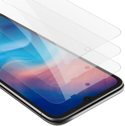 Cadorabo 3x Screenprotector geschikt voor Umidigi G1 - Beschermende Pantser Film in KRISTALHELDER - Getemperd (Tempered) Display beschermend glas in 9H hardheid met 3D Touch