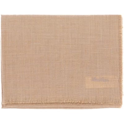 Max Mara 2424546061600 002 Magico Magico Jacquard M MonograM Foulard Écharpe 2424546061600 002 beige