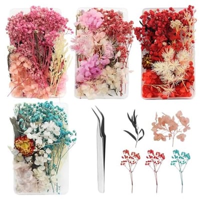 NTHProducts - Mini Dried Flower - Epoxy Resin Decoratie - Creatief en Uniek - Kunstbloemen - Perfect voor Candle Making - Natuurlijk en Veilig