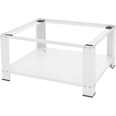 Wasmachine verhoger, Wasmachine Onderstel 63x54x32 cm met planchet in wit ML design