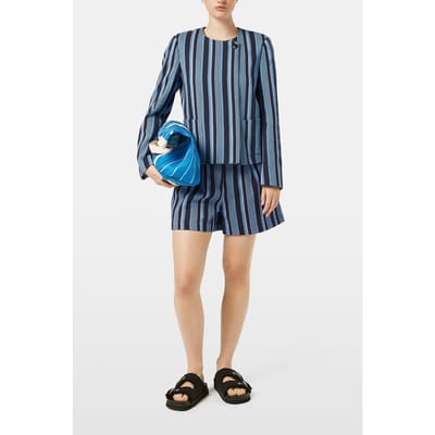 Scotch & Soda High Rise Stripe Shorts Lunar Pier Stripe Taglia: XS | Pantaloncini Outlet | Donna