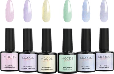 Moods Gellac 6-delige Set - Gellak Starterspakket - Gel Nagellak - 8ML - Mood Shifters - Gellac - Nagels - Chique Kleuren - HEMA- & TPO-vrij