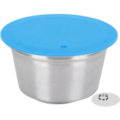 Koffiecapsule RVS Herbruikbaar Navulbaar Filterkopje voor Dolce Gusto KoffiezetapparaatBlauw blauw