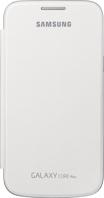 Samsung flip cover - wit - voor Samsung G3500 Galaxy Core Plus