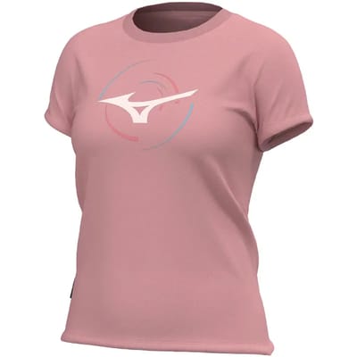 Mizuno Athletic Rb T-shirt Met Korte Mouwen Roze M Vrouw