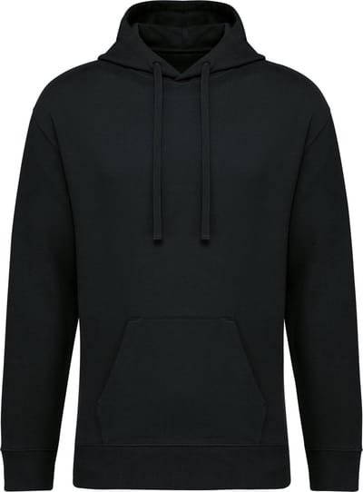 Native Spirit Ecologische uniseks sweater met capuchon en afhangende mouwen French Terry NS431 - Black - 3XL
