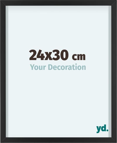 Your Decoration - Fotolijst 24x30 cm - Aluminium - Zwart - Virginia