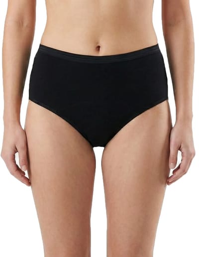 Menstruatie taille slip - Period menstruatie ondergoed - regular - Incontinentie ondergoed - Zwart / XL