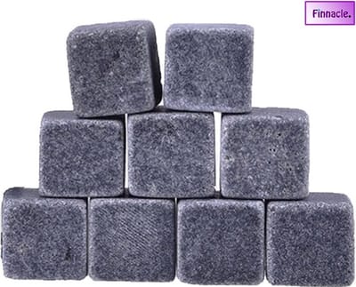 Finnacle - Whiskey Stones - 9 Stuks - Natuurstenen - On the Rocks - Natuurlijke Ijsklontjes (set van 9)
