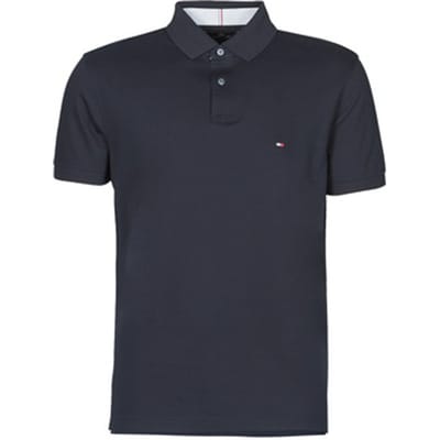 Tommy Hilfiger - Poloshirt Regular Donkerblauw - Regular-fit - Heren Poloshirt Maat M