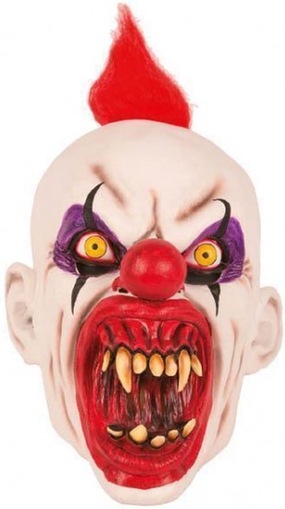 Faram Party Halloween horror clown feestmasker - latex - volwassenen