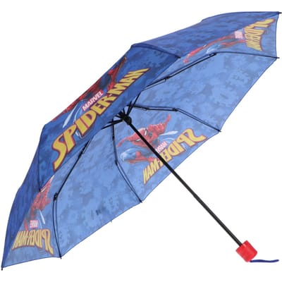 Spiderman Paraplu - Kinderparaplu - Metaal frame - Blauw