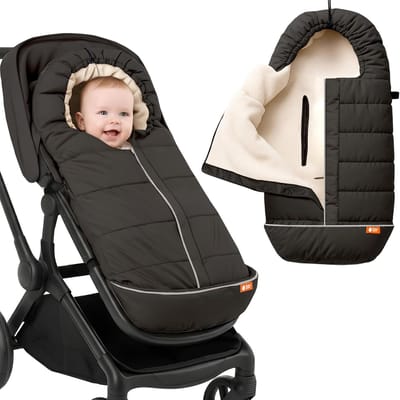 Universele Voetenzak voor Kinderwagen en Buggy met Warme Fleece Voering en Waterdichte Buitenkant