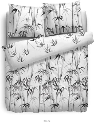 Heckettlane - Dekbedovertrek � Katoensatijn � Extra large lits-jumeaux � 260 � 200/220 � Multicolor