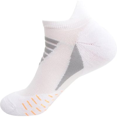 Mannen Vrouwen Anti Slip Atletische Sokken Sport Grip Sokken voor Basketbal Voetbal Volleybal Hardlopen One Size wit