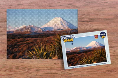 Puzzel Vulkaan in het Nationaal park Tongariro in Nieuw-Zeeland - Legpuzzel - Puzzel 1000 stukjes volwassenen