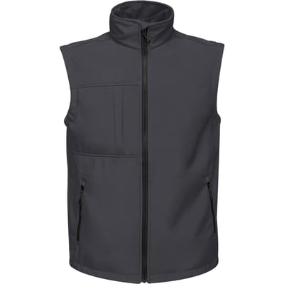 Regatta Heren Octagon 3 Layer Printable Softshell Bodywarmer (Afdichting Grijs)
