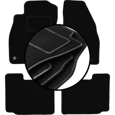 Complete set veloursmatten voor: Opel Adam hatchback (2012-)