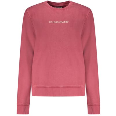 Guess Jeans Rode Katoenen Dames Sweatshirt