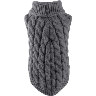 Chandails à col roulé pour animaux de compagnie, vêtements d'hiver chauds pour petits et moyens chats, Chihuahua, manteau doux Yorkie, veste Teddy S