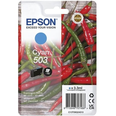 Epson 503 inktcartridge, 1 stuk, origineel, standaardcapaciteit, blauw
